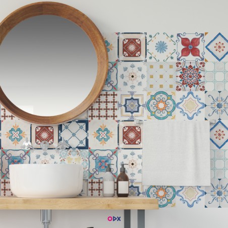 Stickers carrelage Salle de Bain - Arabesque