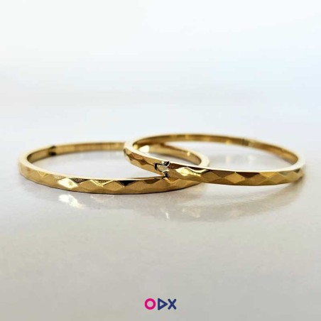 Gourmette unisexe - À relief