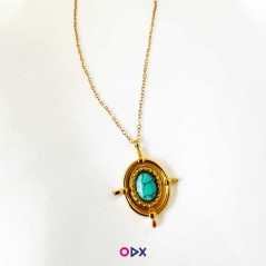 Collier pour femme - Pierre turquoise