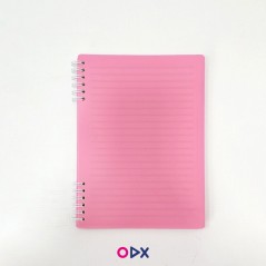 Cahier à Spirale Rose - Créativité en Mouvement