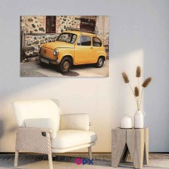 Tableau décoratif en toile - Fiat 500