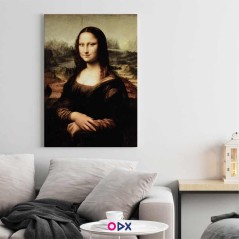 Tableau décoratif en toile -   Léonard de Vinci, Mona Lisa - La Joconde