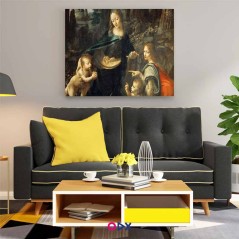 Tableau décoratif en toile - Léonard de Vinci, l’énigme et le mystère