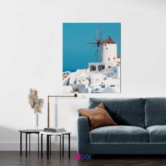 Tableau mural en toile - Santorini