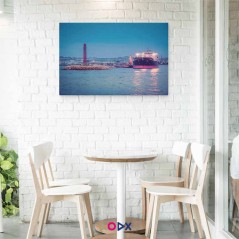 Tableau mural en toile - Phare Rouge De Bizerte