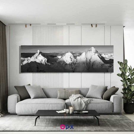 Tableau panoramique en toile - Mont Cervin