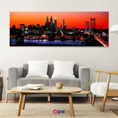 Tableau panoramique en toile - New York