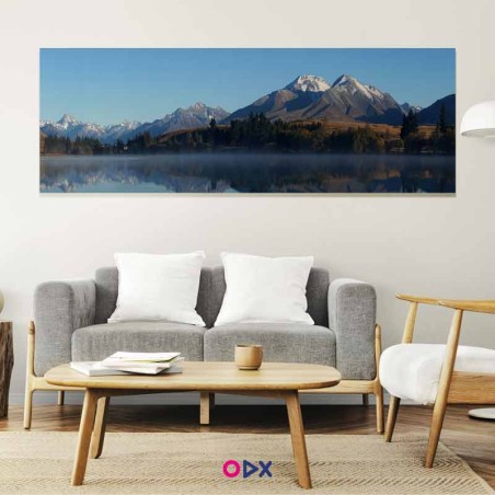 Tableau panoramique en toile - Île du Sud