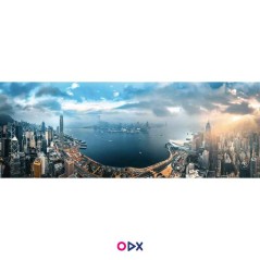 Tableau panoramique en toile - Hong Kong