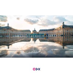 Tableau panoramique en toile - Bordeaux