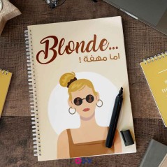 Notebook-spirale - La Blonde