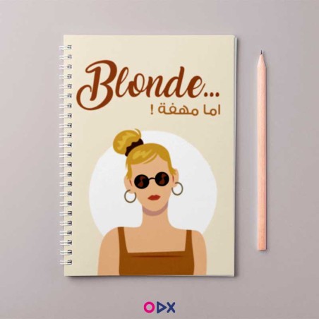 Notebook-spirale - La Blonde