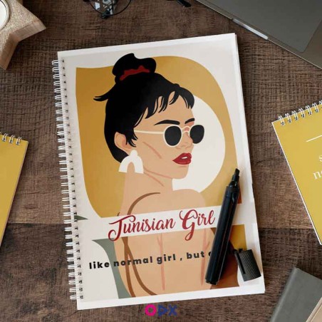 Notebook-spirale - Tunisan girl