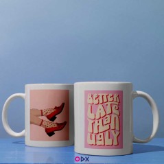 2 Mugs en céramique - Better late than ugly