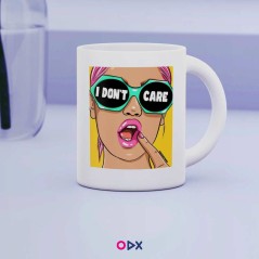 Mug en céramique - i don't care