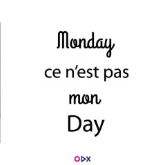 Tapis de souris - Monday ce n'est pas mon day