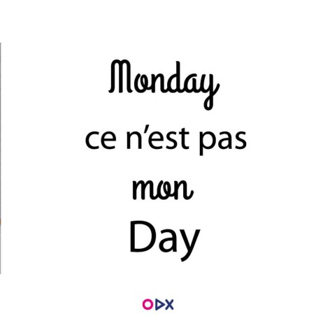 Tapis de souris - Monday ce n'est pas mon day