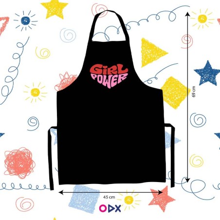 Tablier de cuisine pour enfant : Girl power