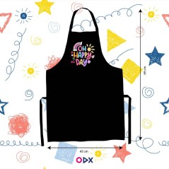 Tablier de cuisine pour enfant : Oh happy day