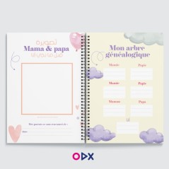 Pack naissance : Livret + calendrier pour fille