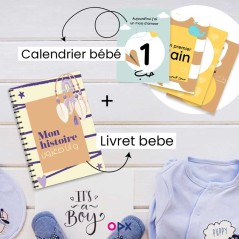 copy of Pack naissance : Livret + calendrier pour fille