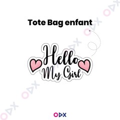 Pack 2 Sacs + trousse - Hello girl