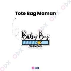 Pack 2 Sacs + trousse - Baby boy coming soon