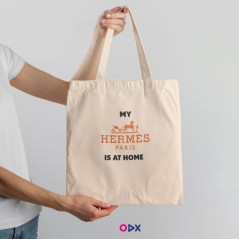 Tote bag - My hermes is at home