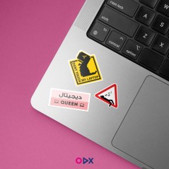 Stickers laptop - Le digital