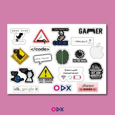 Stickers laptop - Le digital