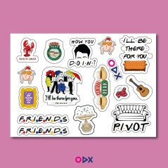 Stickers laptop - Série friends