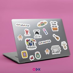 Stickers laptop - Série friends