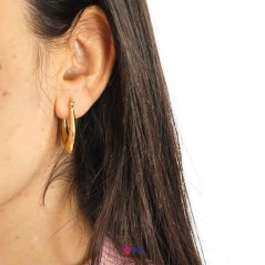 Boucle d'oreille pour femme - Croissant