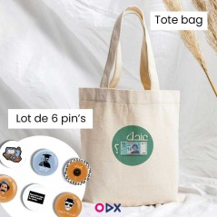 copy of Pack girls power : Tote bag + 6 Pin's