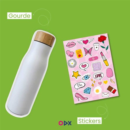 copy of Pack Gourde et Stickers - Rafraîchissez votre style