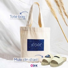 Pack clin d'œil - Tote bag + Mule