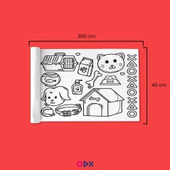 Pack créatif enfants : Rouleau de coloriage & Feutres glace