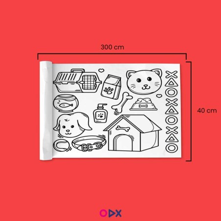 Pack créatif enfants : Rouleau de coloriage & Feutres glace