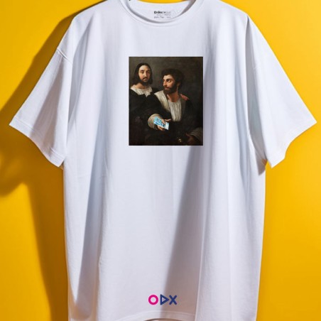 T-shirt homme - Autoportrait avec un ami Raphaël