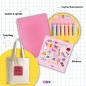 Pack strong woman: Note book - Tote bag - Fluorescents - Stickers