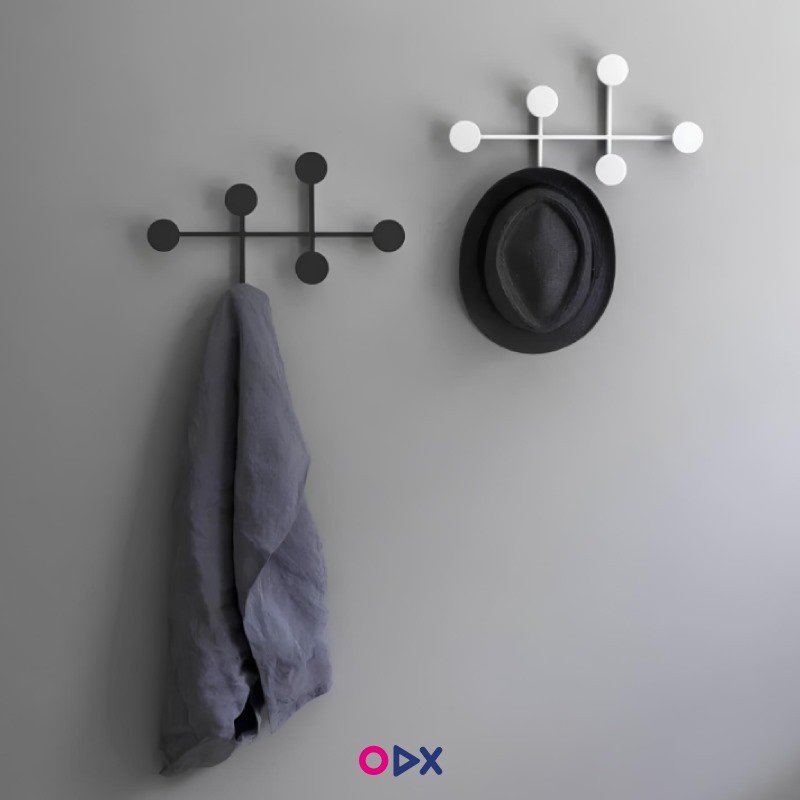 2 porte manteaux noir et blanc 2 porte manteaux noir et blanc