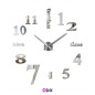 Horloge Murale 3D – Silver