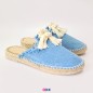 Mule en jute pour femme