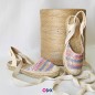 Sandale femme en jute halfa - Semelle plate