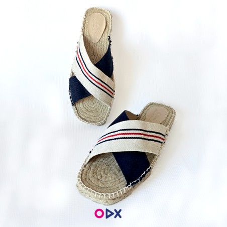 Mule pour homme en jute halfa