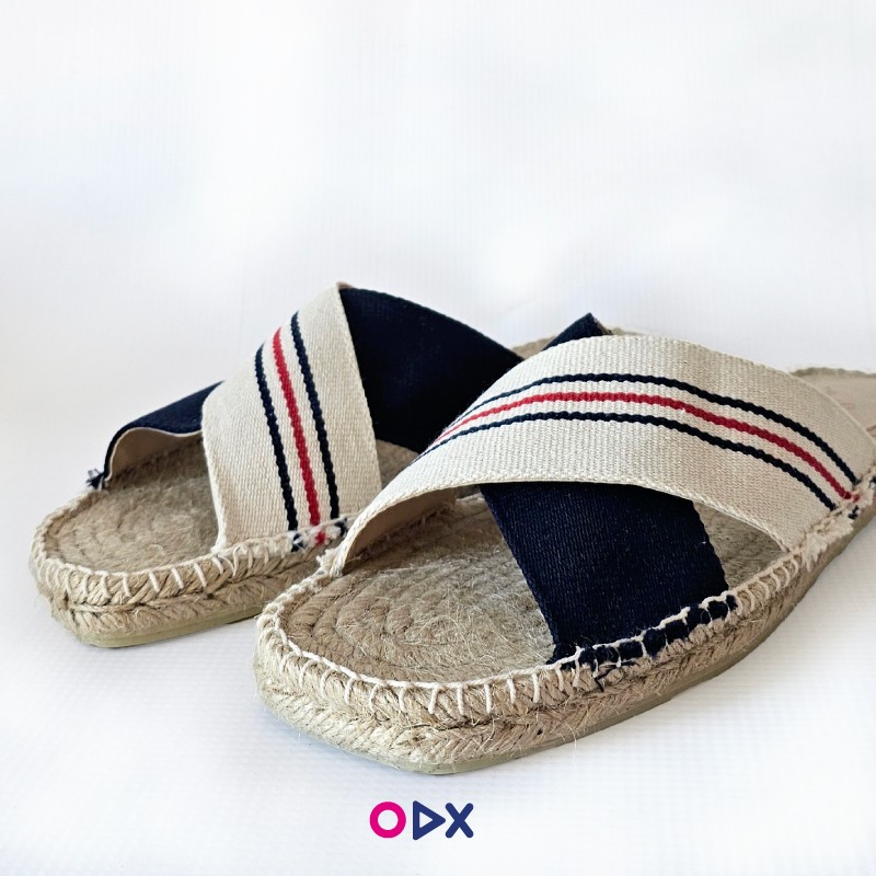 Mule pour homme en jute halfa