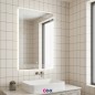 Miroir Rectangulaire avec Cadre à Carreaux