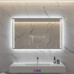 Miroir Rectangulaire avec Bordure Décorative