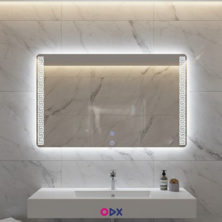 Miroir Rectangulaire avec Bordure Décorative