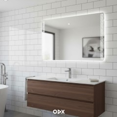 Miroir Rectangulaire avec Bordure Décorative